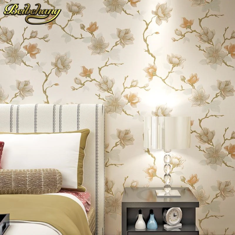 beibehang papel de parede,Non-woven wallpaper retro pastoral living room bedroom den carved environmental TV backdrop wallpaper