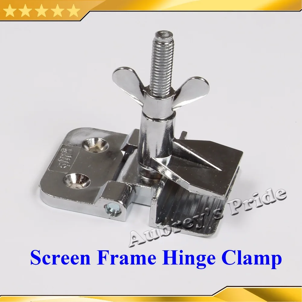 Free Shipping 1pc Silk Screen Printing Butterfly Hinge Clamp High Perfect Registration All Steel