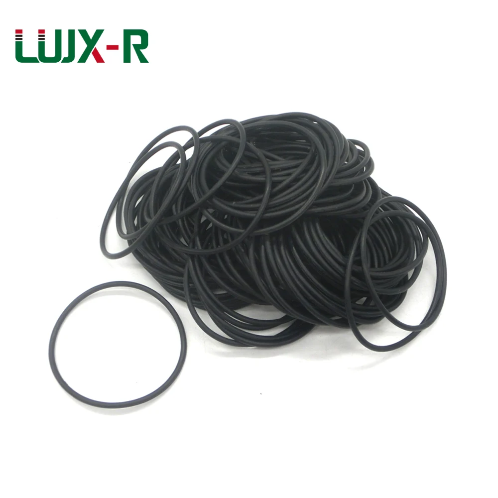 LUJX-R 1.5mm Oring Sealing Washer Rubber Gasket NBR OD12/13/14/15/16/17/18/19/20/21/22mm Liner O-ring Seals Gaskets O Ring Seal