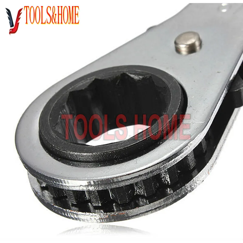 Hot Sale Weelee 6-22mm Bent Double Head Ratchet Wrench Reversible Ratchet Handle Wrench Metric Hand Tool Ratchet Ring Spanner