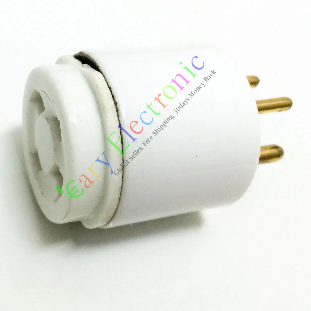 

Wholesale and retail 20pc 4pin GOLD Ceramic VACCUM Tube Adapter Socket base audio free shipping