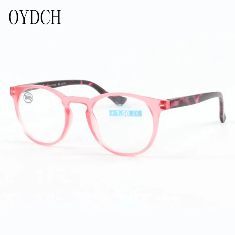 

2021 new ladies reading glasses fashion round frame men's old man reading mirror