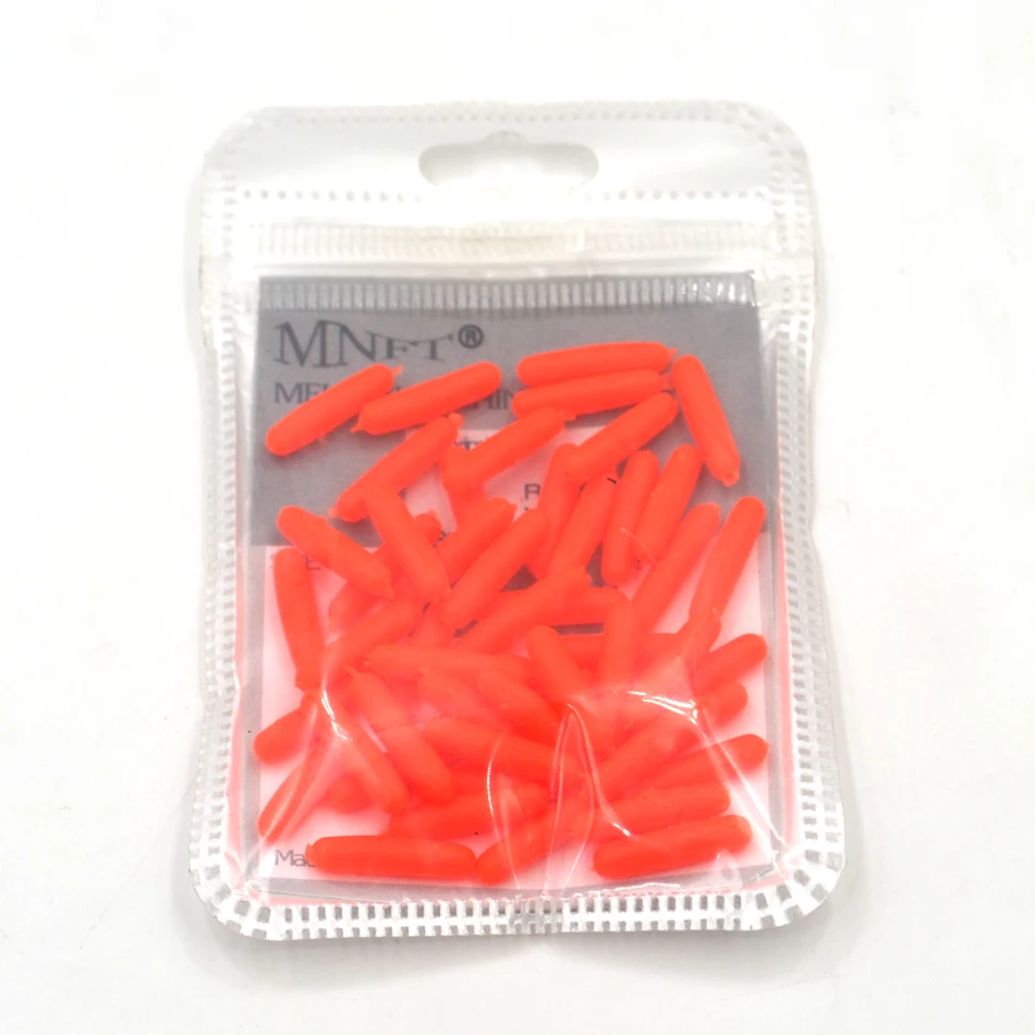 MNFT Mini Flotadores para Pesca con Topes de Goma y Conectores Frijol - imagen 2