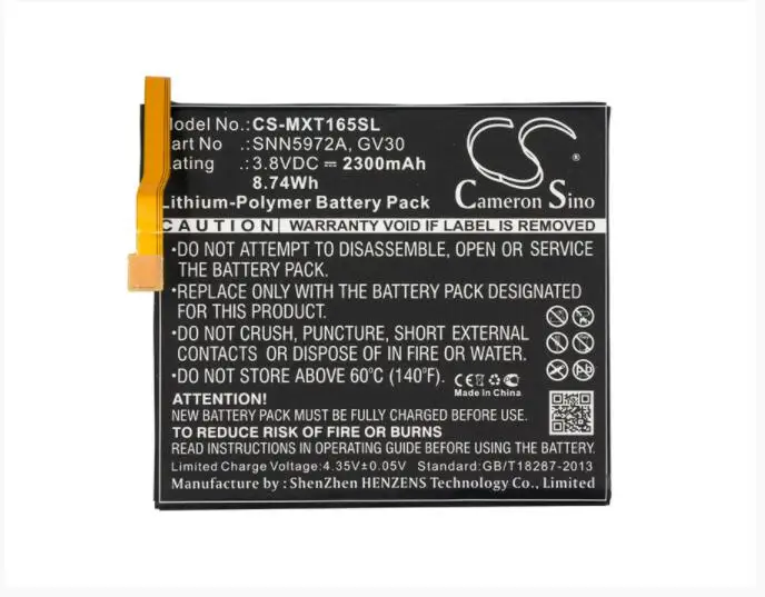 cameron sino 2300mah battery for MOTOROLA Moto Z Droid Edition XLTE Moto Z Dual SIM Moto Z TD-LTE XT1650-01 XT1650-03 XT1650-05