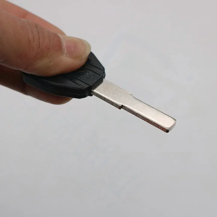 10 pces x bicicleta elétrica chave embrião placa plana chave lâmina de substituição comprimento 37.6mm jg017