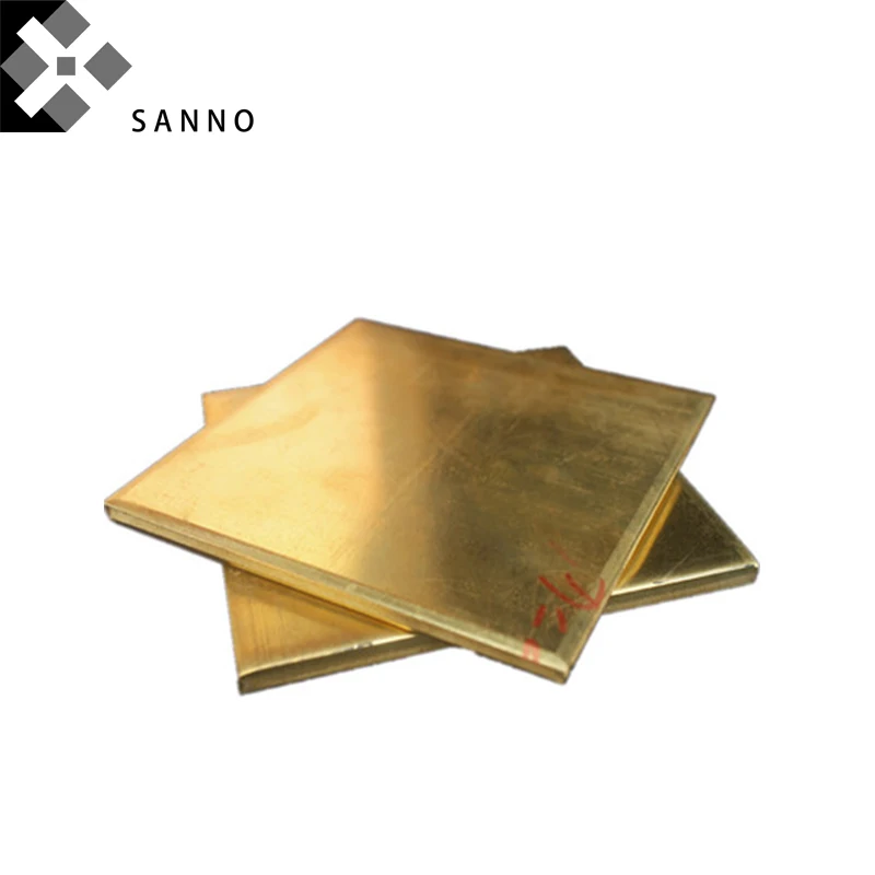 Brass plate 0.8 X 150 X 300mm / 1.5 X 150 X 300mm / 5 X 150 X 300mm H62 industry copper metal sheet for electric conduction