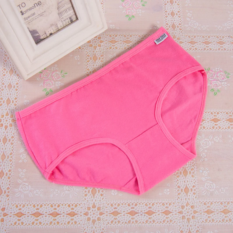 7Pcs Baumwolle Höschen für Frauen Unterwäsche Plus Größe Kurze Mädchen Sexy Dessous Einfarbig Höschen Weibliche Nahtlose Unterhose Damen – Detail 19