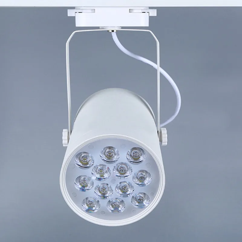 10 stks/partij, dhl free! 12 W led Track 12*1 W LED Spotlight, spoor led verlichting lamp AC85 ~ 265 V LED binnenverlichting