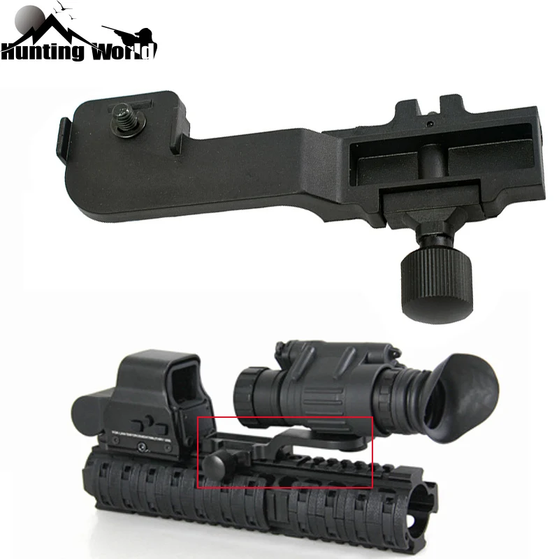 Tactical Polymer 20mm Picatinny Rail NVG Mount Fit Pvs 14 Pulsar GS 1X20 Night Vision Rifle Scope Sighting Scope  for Hunting