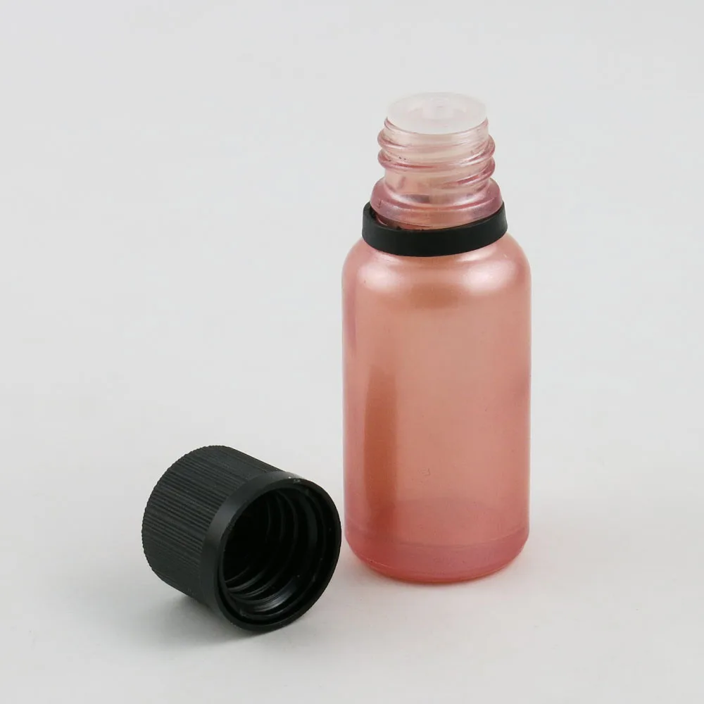 10 x 10 ml 30 ml 50 ml 100 ml Bottiglia di vetro rosa per olio essenziale con coperchio in plastica per contenitore cosmetico pipetta reagente liquido