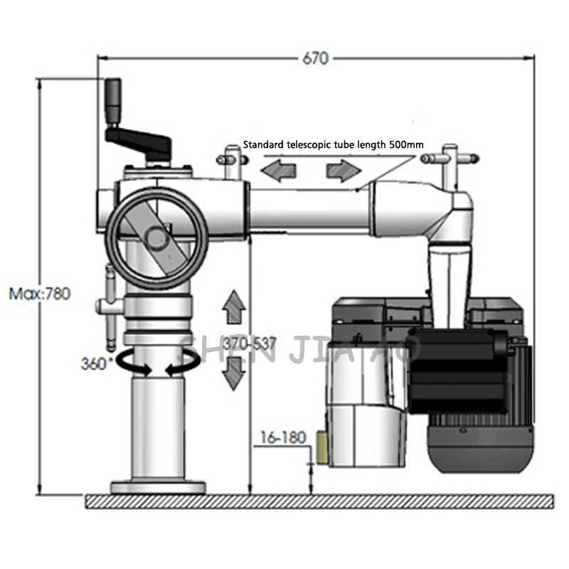 220/380V 375W 1 قطعة الأخشاب حبال حلقة المغذية المواد آلة TF66 الخشب المغذية 6 عجلات 6 سرعة الخشب تغذية آلة