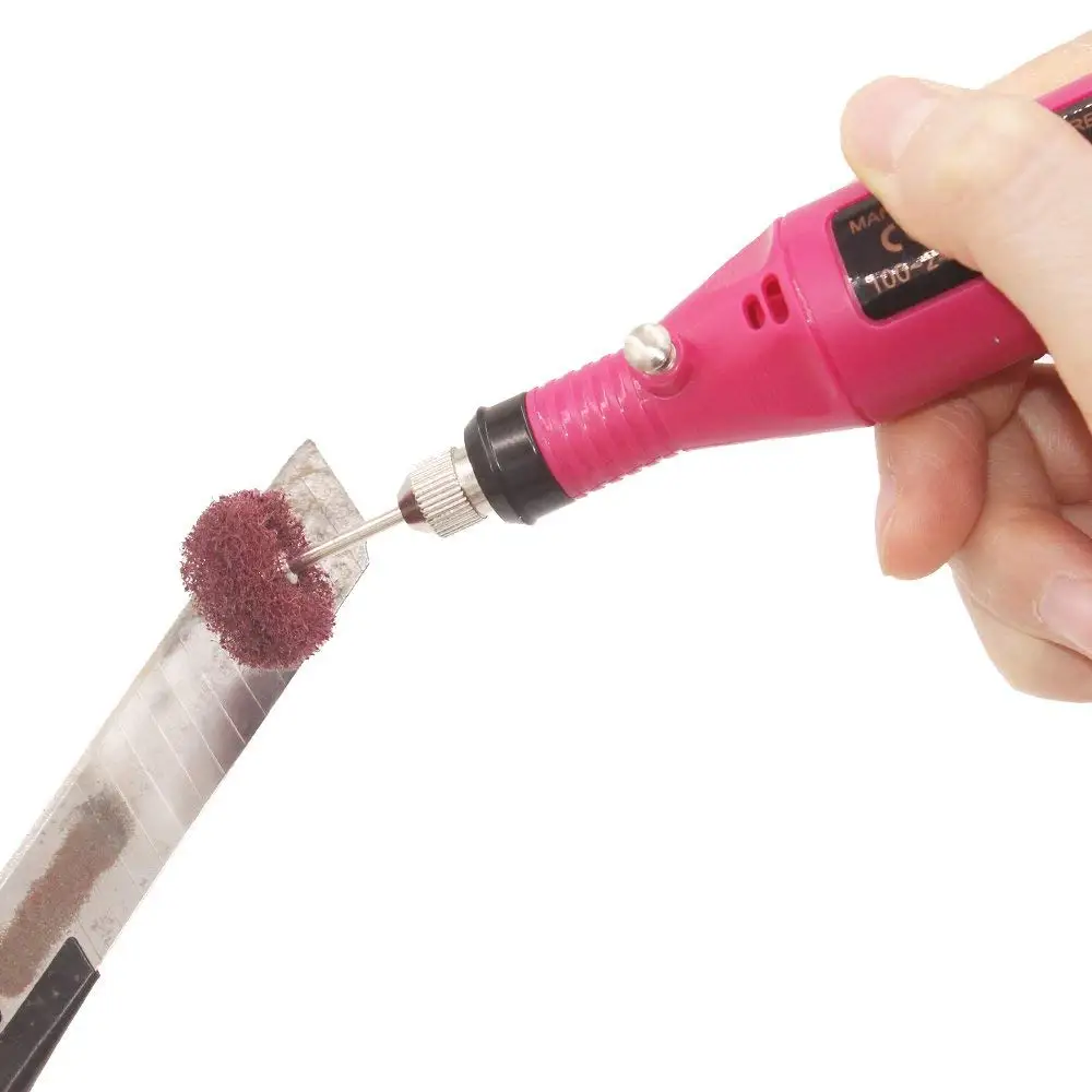 PHYHOO 80Pcs Fine Abrasive Wheel Brush for Dremel&foredom Rotary Tools 2.35mm/3.0mm