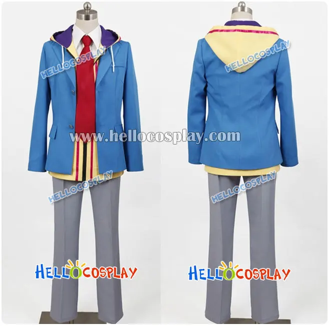 

Hakuouki Zuisouroku SSL Gakuen Boy Uniform Heisuke Todo Costume H008