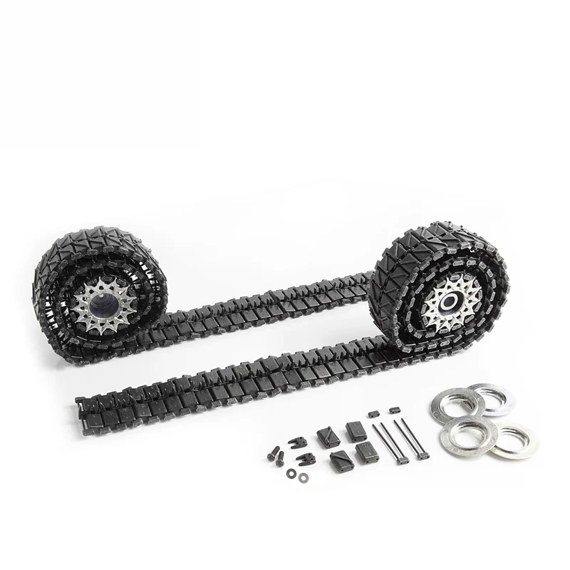 MATO 1:16 Henglong 3838 US Pershing M26 Remote Control Tank Black Metal Track Drive Wheel Kit