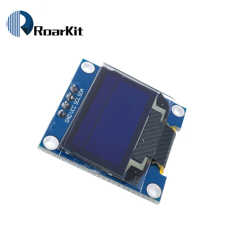 Imagem -03 - Módulo de Exibição Oled para Arduino Cor Branca e Azul 0.96 in 128x64 Amarelo Iic I2c Comunique-se 4pin