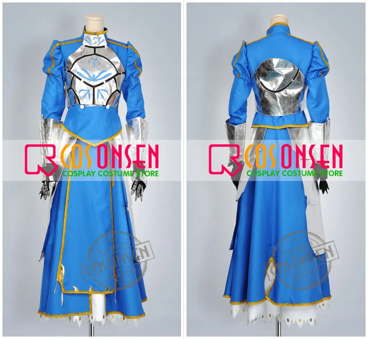 COSPLAYONSEN Fate/Zero Saber Cosplay Costume  Full Set All Size Custom Made