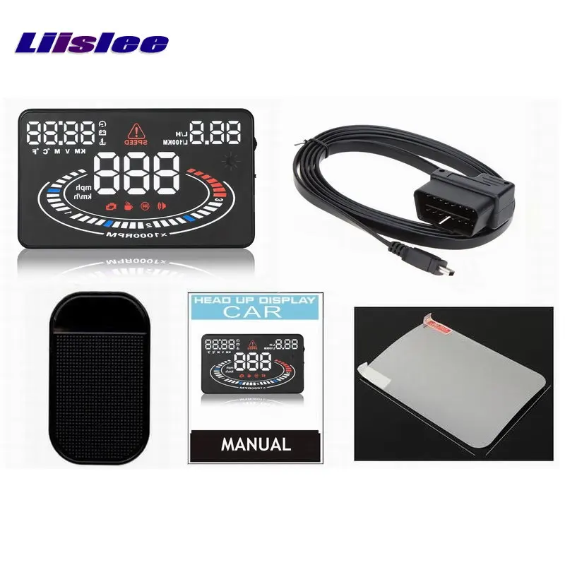 Auto HUD Head Up Display Voor Chrysler 200/300/Town & Country 2008-2020 Projector Obd Veilig rijden Scherm Reflecterende Voorruit