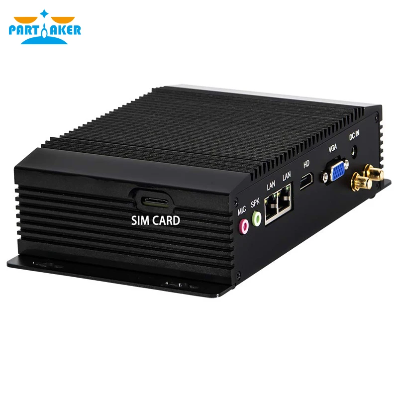 Mini pc lan duplo windows 7 fanless mini pc celeron j1900 pentium n3520 n2920 rs485 com usb wifi computador industrial desktop