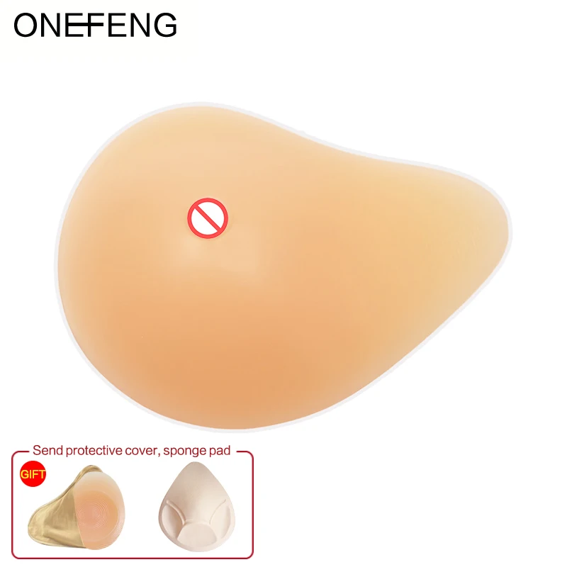 

ONEFENG AS 150-1000g Silicone Fake Breast Form Mastectomy Breast Cancer Woman Artificial Boob False Chest Soft Prosthesis