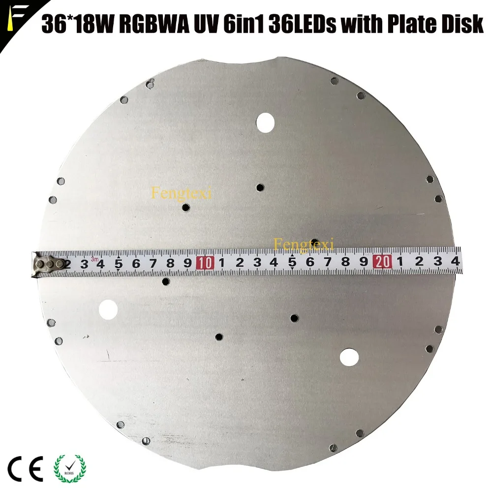 Imagem -06 - Luz de Led com Cabeça Móvel 36x10w 36x12w 36x18w com Placa de Disco Rgbwa Rgbwa Rgbwa uv para Substituição