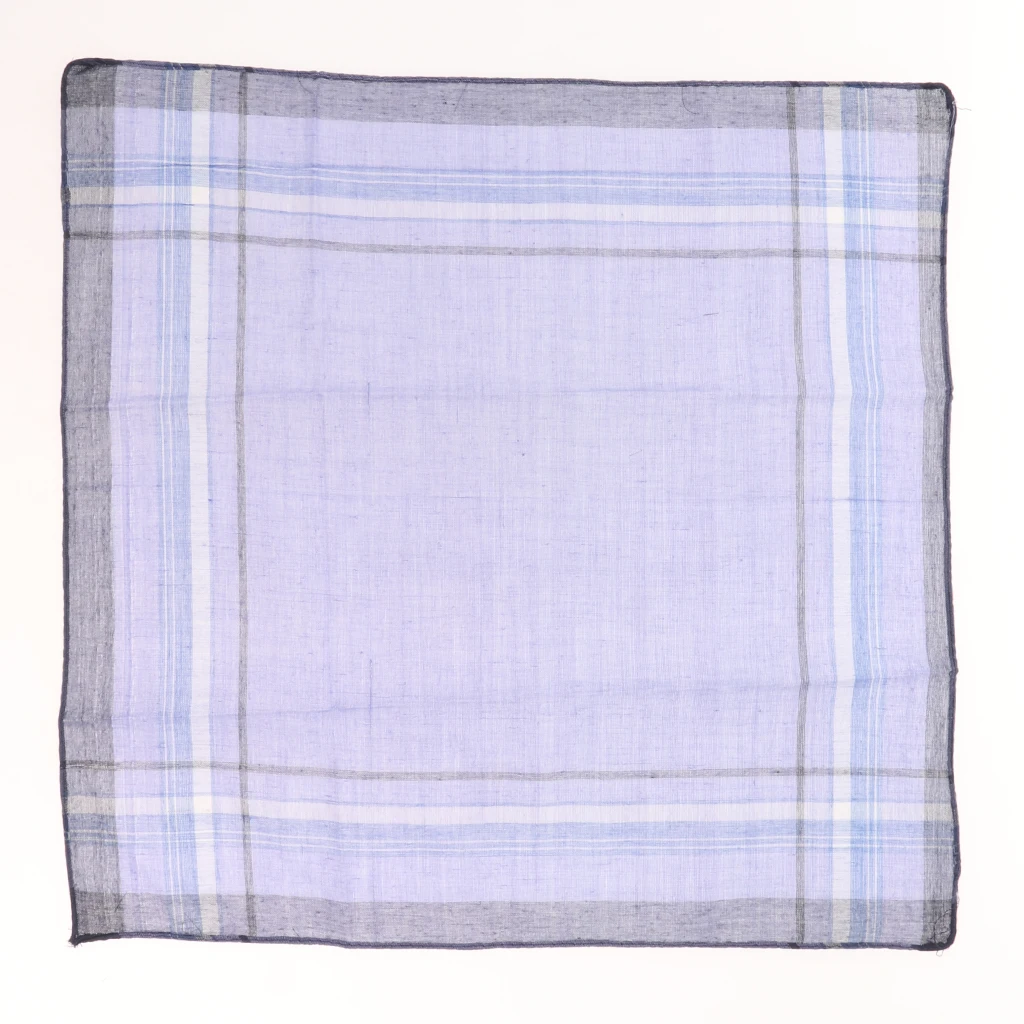 12 Pieces Men Assorted Cotton Pocket Handkerchiefs Plaid Print Pocket Square Soft Wedding Party Vintage Hanky Hankies for Men