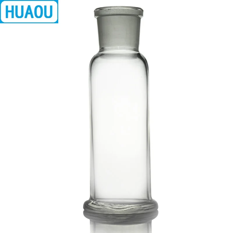 HUAOU 500mL Gas Washing Bottle Drechsel Ground Mouth 34/35 Clear Glass Laboratory Chemistry Equipment