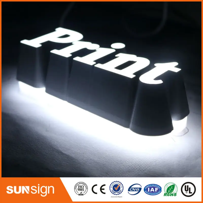 Letras personalizadas 3d,