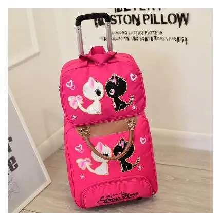 Women Travel luggage Bag travel Trolley Bag wheels Suitcase Travel Rolling Bag Handbag Baggage Rolling Travel bag with wheels