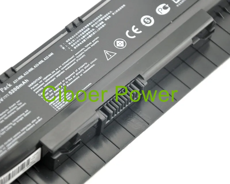 5200MAH NEW Battery A32-N56 Z96H N56DP N56V N56VJ Z96F