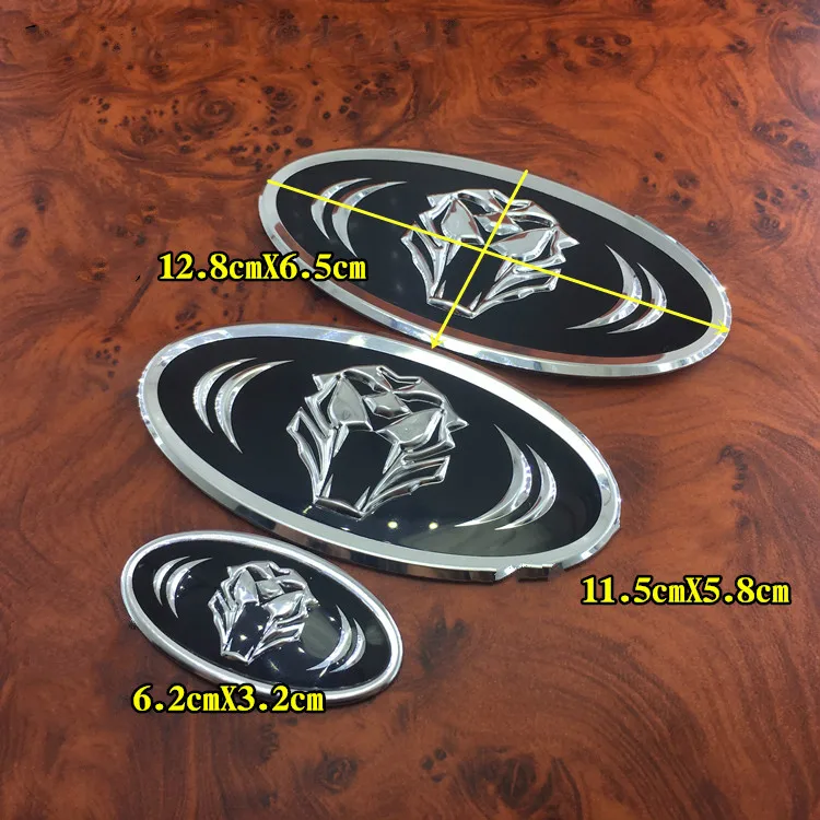 

1 PCS Tiger emblem Front & Rear Badge Car Stickers Trunk Steering Wheel Emblem Badge For KIA K7 K5 K3 K2 Car Styling