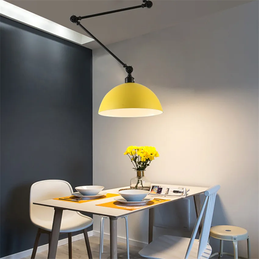 

5 Colours Nordic Led Ceiling Lights Creative Restaurant Bar Bedside Ceiling lamps Adjustable Folding Lights Fixtures