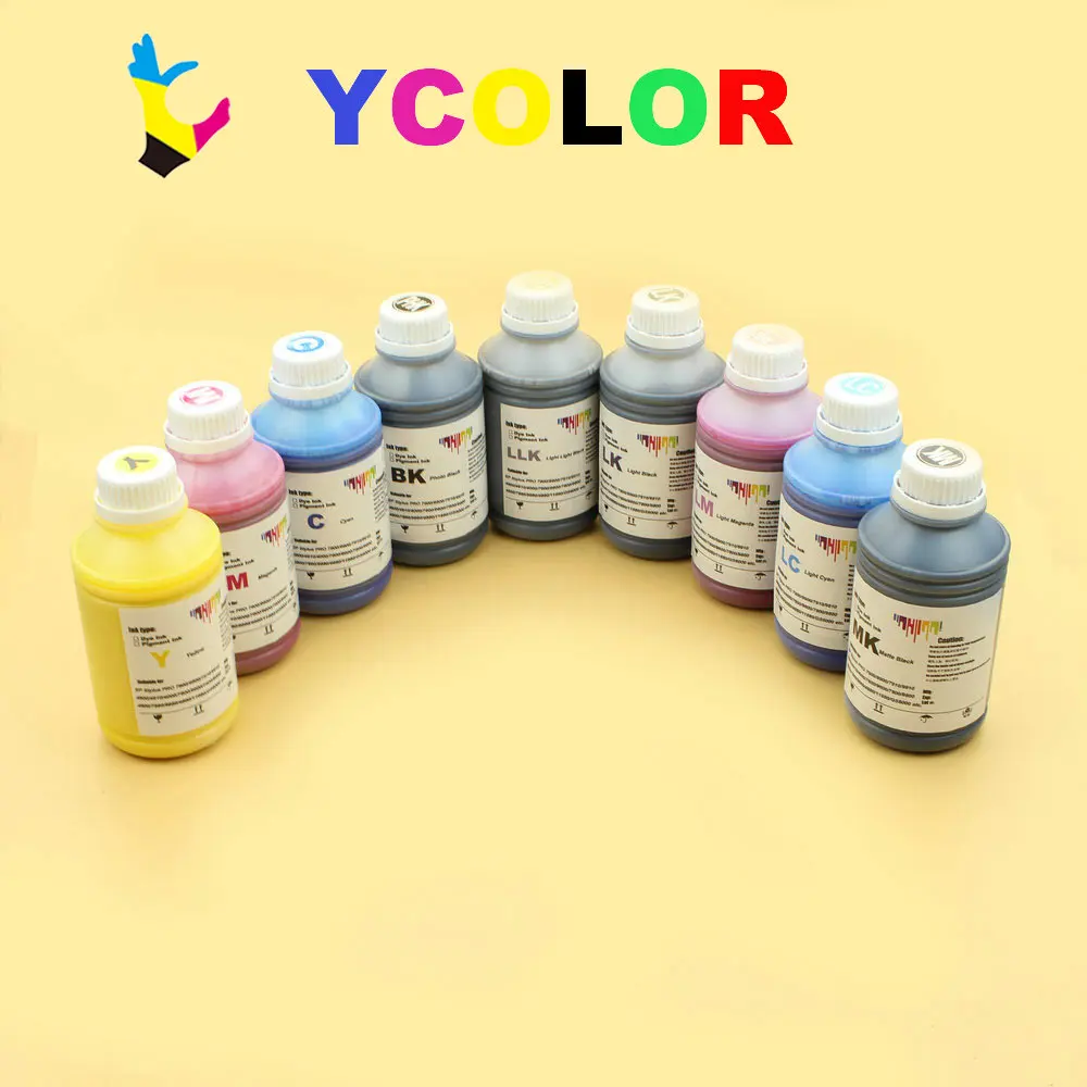 

DGYCJLFP 8color/lot 500ml/bottle Pigment ink for Epson SureColor P600 P800 P808 printer