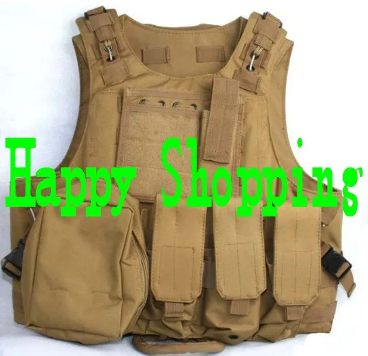 Military Tactical Molle Vest Hunting Load bearing Suspender Mag Ammo Chest Rig Airsoft Paintball Harness