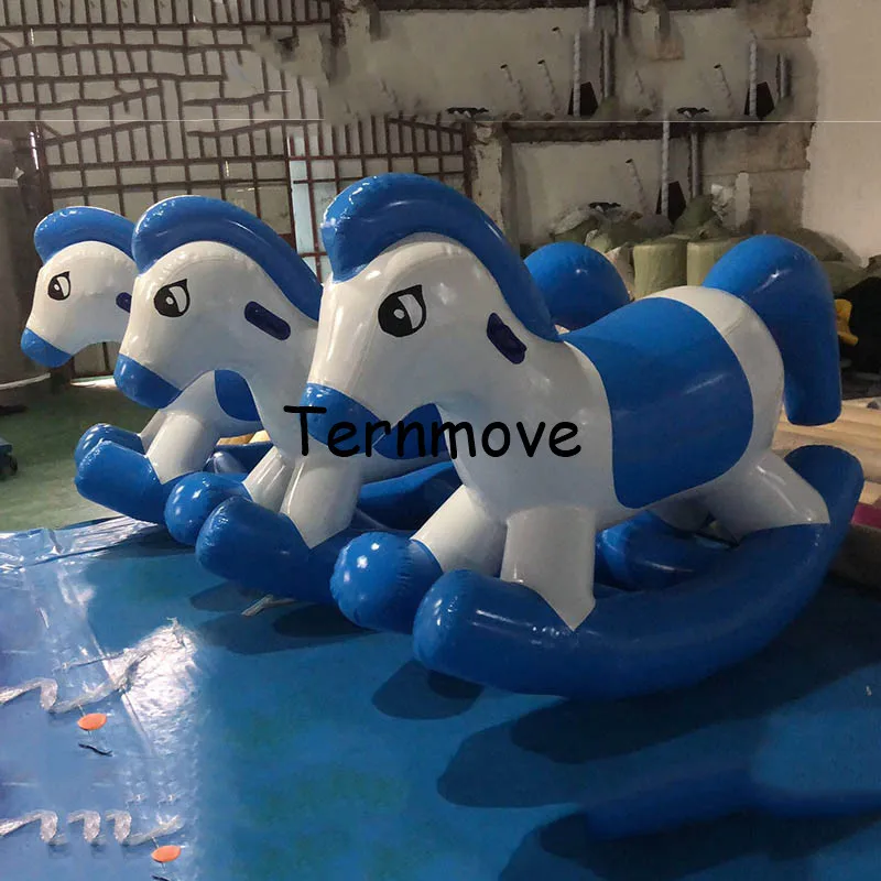 Inflatable hobby horse Air Rocking horse Inflatable park cartoon air rocking toy animal inflatable cock-horse ,rocking horse