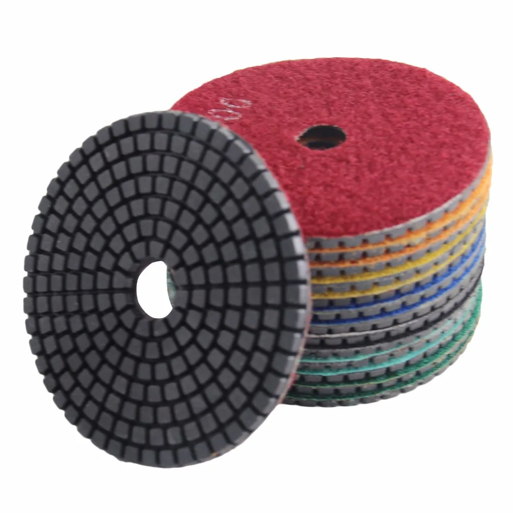 

3 Inch / 4 Inch Diamond Polishing Pads Grit 50-3000 Wet Polishing Pad Stone Granite Marble Diamond Abrasive Tools