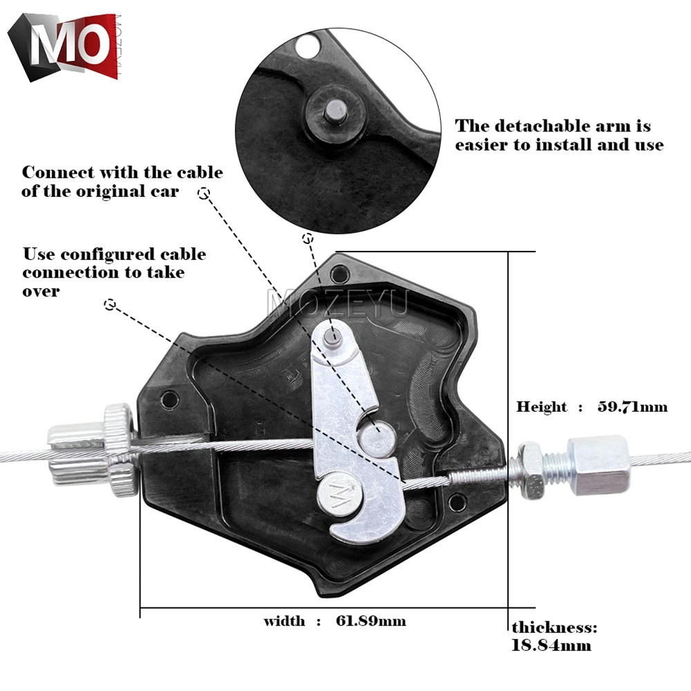 Motorcycle CNC Aluminum Stunt Clutch Lever Easy Pull Cable System For HONDA CR125R CR 125R 125 CR125 R 1992-2003 1993 1994 1995