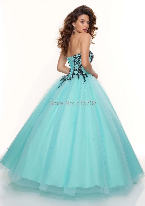 Vestido de fiesta Formal con encaje para mujer, traje Sexy sin tirantes, largo hasta el suelo, negro, verde, tul, fiesta de quinceañera