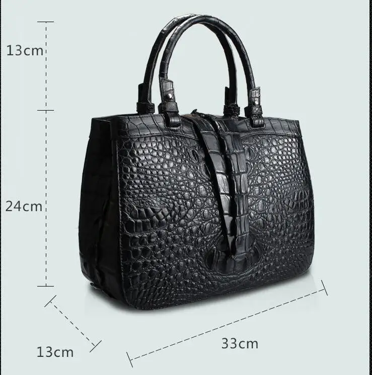 100% genuine crocodile skin  leather  women tote handbag/Cross Body/ Shoulder Bag, Crocodile Skin Women HandBag, free shipping