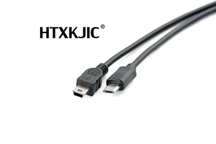 كابل محول بيانات ذكر ، محول بيانات ، ذكر ، 5 سنون إلى USB صغير ، 25 سنتيمتر