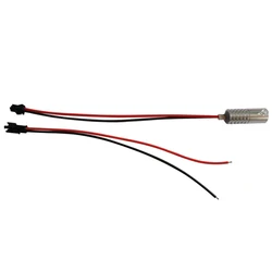 Mini luz de fibra óptica para carro, motorista do motor, iluminação LED, tamanho pequeno, entrada DC12V, R G B Y P W, 2W, 5X