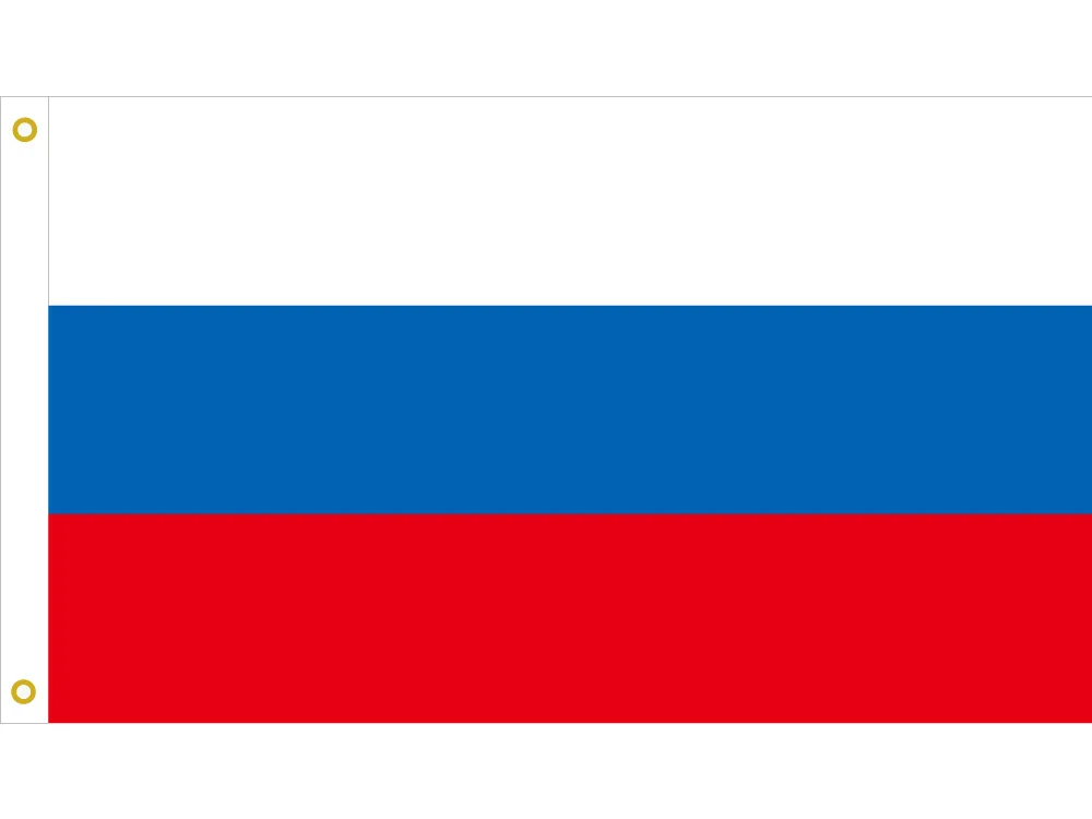 3x5 Feet Polyester Big Flag Banner 90*150cm/60*90cm/40*60cm/15*21cm Russia National Flag For June 12th Russian Day Sports games