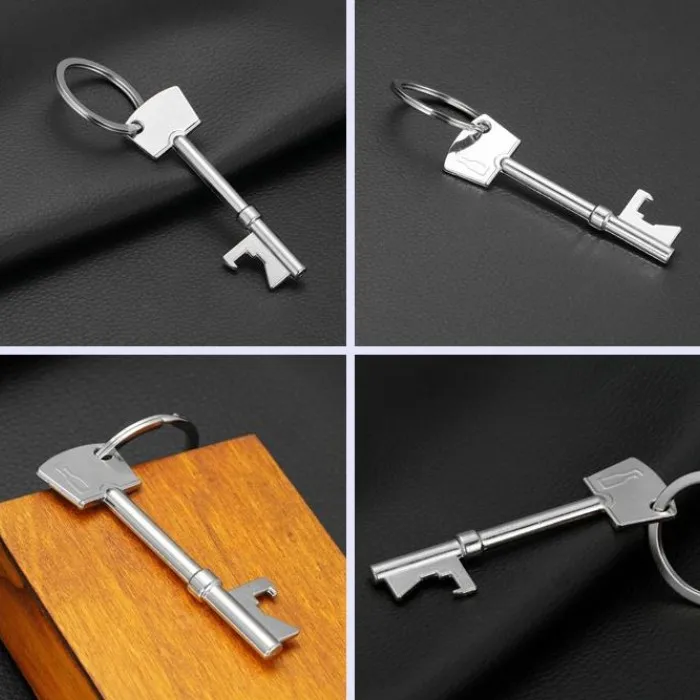 DHL 200PCS Creative Home Bar Tool with Key Chain Gadget Porte