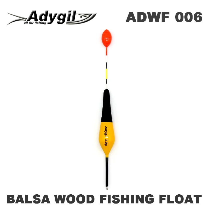 

Adygil Balsa Wood Fishing Float ADWF 006 160mm Floatation 3g 6pcs/lot