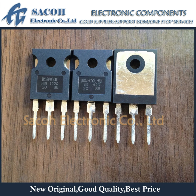 

Refurbished Original 5Pcs/Lot IRG7PH50U G7PH50U OR IRG7PH50U-E G7PH50U-E TO-247 90A 1200V Power IGBT