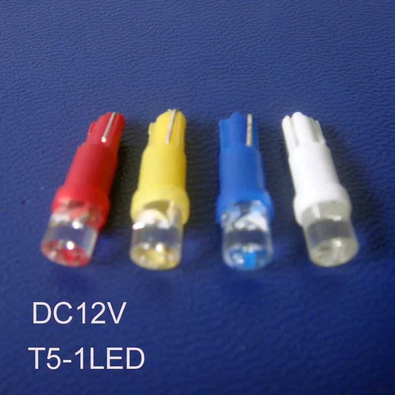 High quality Car 12V T5 led,T5 lamp,T5 led,T5 light,W3W DC12V,Car T5 Led 12V,12V T5 Light,T5 Bulb,T5 12V,free shipping 20pc/lot