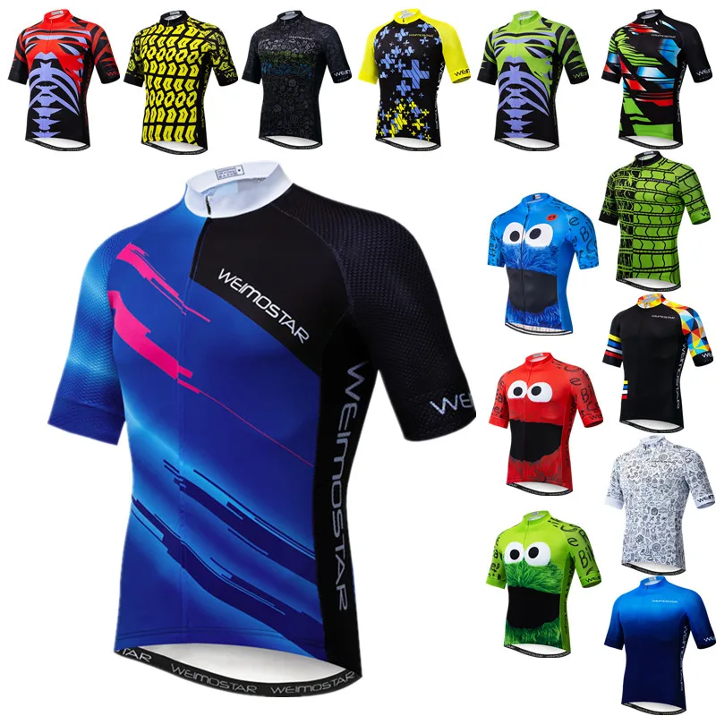 

Weimostar 2024 Summer Cycling Jersey Shirt Men MTB Bicycle Clothing Maillot Ciclismo Quick Dry Bike Jersey Top Camisa Ciclismo
