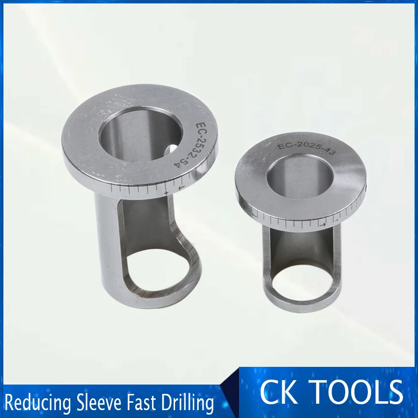 Reducing sleeve fast drilling, water jet fine-tuning eccentric sleeve  lathe special eccentric sleeve U-drill eccentric sleev