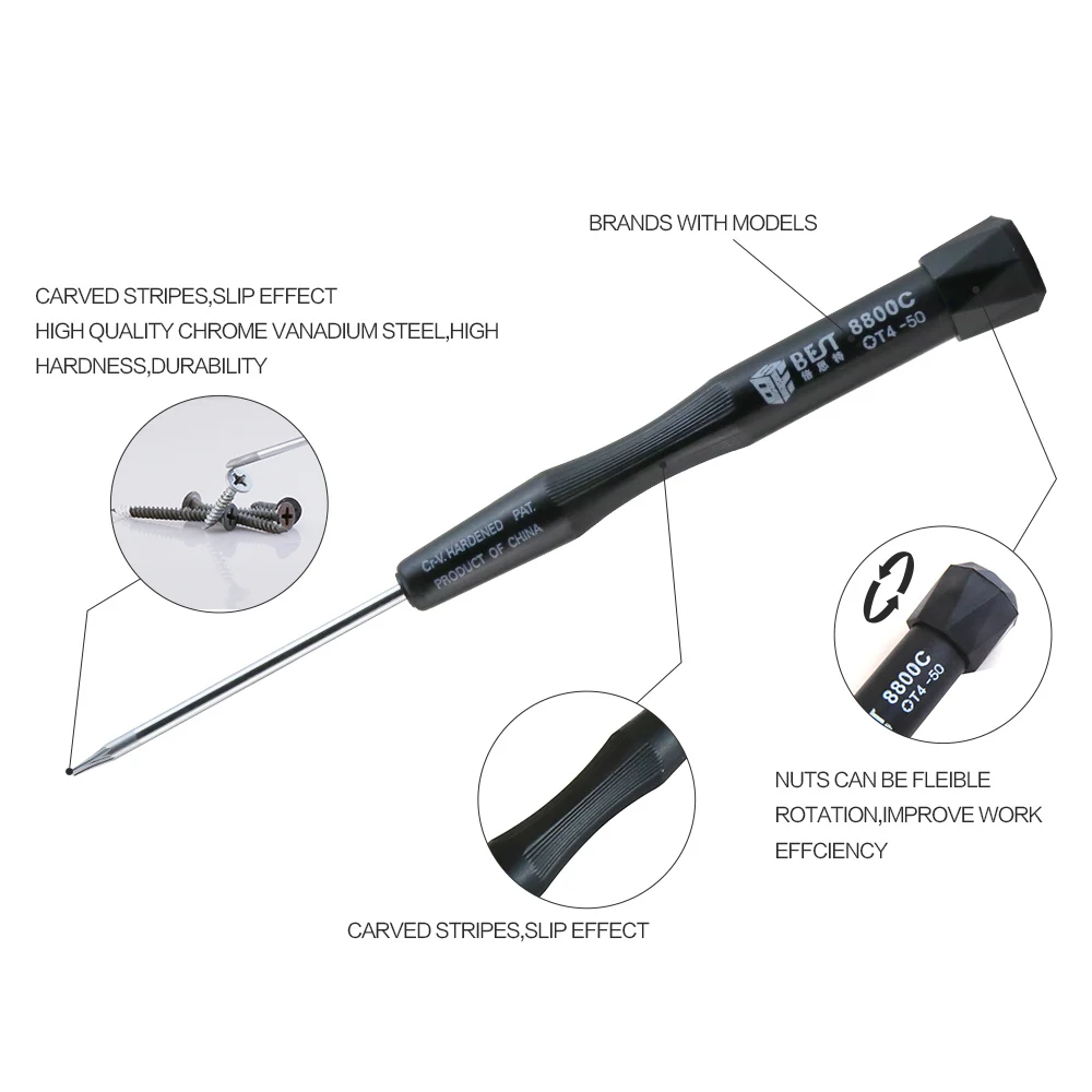 BST-8800C Pentalobe Philips Torx Y2.5 Scanalato set di cacciaviti per il telefono mobile riparazione