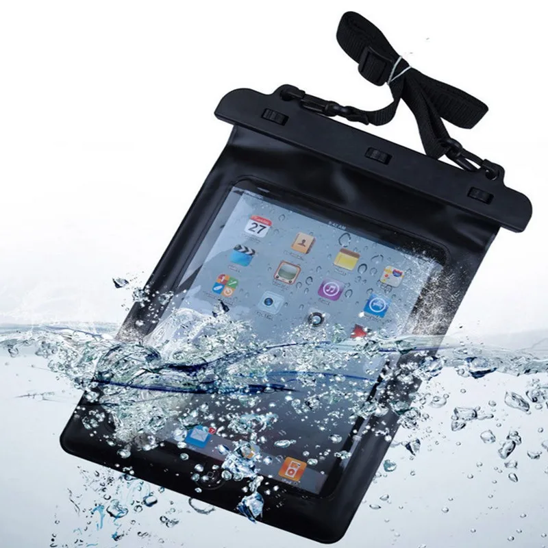 Universal Tablet Waterproof Case for 9.7Inch iPad Pro iPad2/3/4 Air2 Protection Bag for Tablet Pad Dry Bag Underwater Swim Pouch