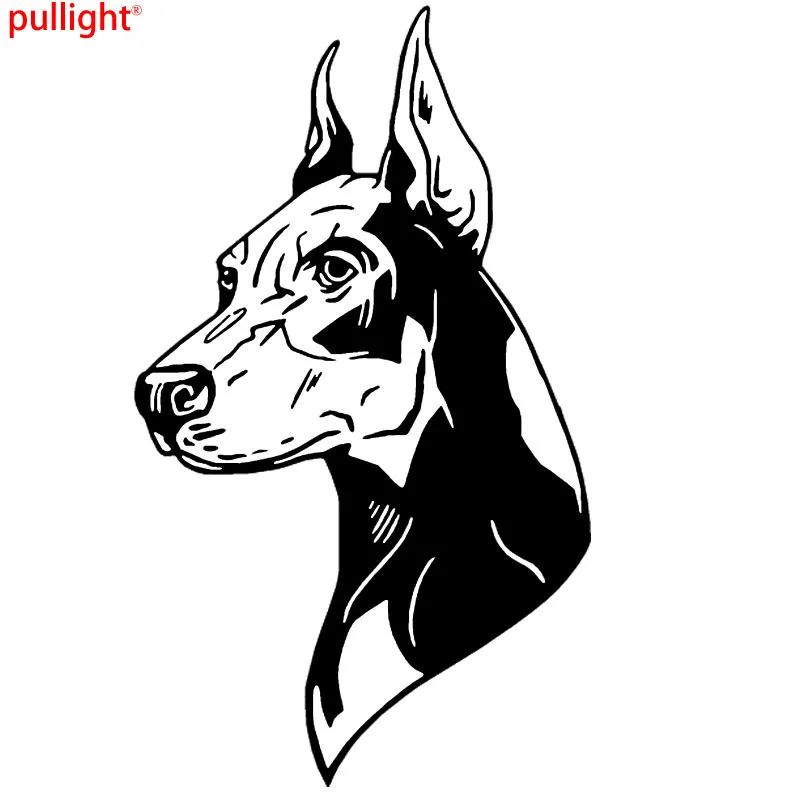 Doberman Pinscher Dog Car Stickers Creative Vinyl Decal Car Styling Motorcycle SUVs Bumper auto Window Truck Decoration